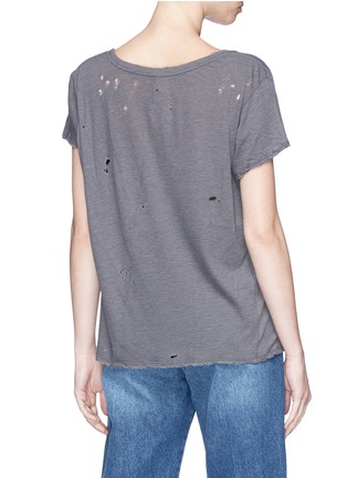 Back View - Click To Enlarge - BEN TAVERNITI UNRAVEL PROJECT  - Distressed T-shirt