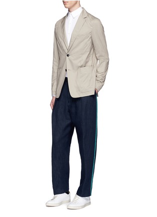 Figure View - Click To Enlarge - TOMORROWLAND - Tweed wide leg pants