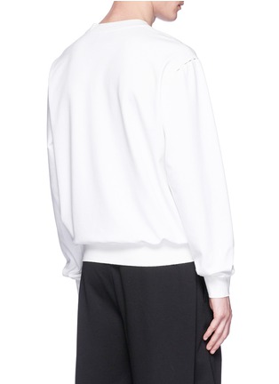 Back View - Click To Enlarge - FENG CHEN WANG - 'Made In China' slogan embroidered sweatshirt