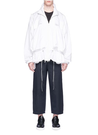 Main View - Click To Enlarge - FENG CHEN WANG - Zip sleeve bungee drawcord jacket