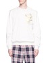 Main View - Click To Enlarge - FENG CHEN WANG - Washing label pocket sweatshirt