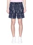 Main View - Click To Enlarge - FENG CHEN WANG - Graphic jacquard twill shorts
