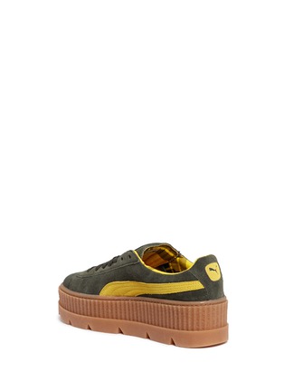 Detail View - Click To Enlarge - PUMA - 'Cleated Creeper' suede platform sneakers