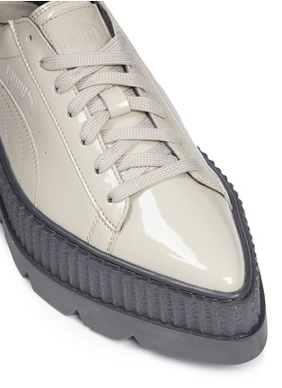 Detail View - Click To Enlarge - PUMA - Patent leather platform sneakers