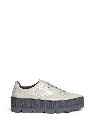 Main View - Click To Enlarge - PUMA - Patent leather platform sneakers