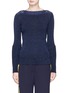 Main View - Click To Enlarge - PORTS 1961 - Bell sleeve wool rib knit sweater