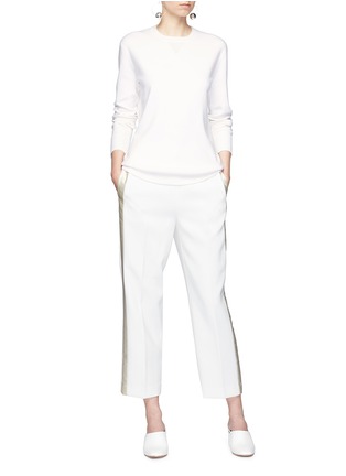 Figure View - Click To Enlarge - GABRIELA HEARST - 'Elaine' cashmere blend sweater