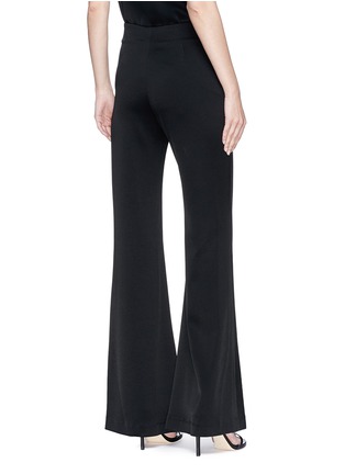Back View - Click To Enlarge - GALVAN LONDON - High waist crepe flared pants