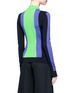 Back View - Click To Enlarge - EMILIO PUCCI - Contrast stripe zip front sweater