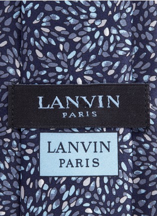 Detail View - Click To Enlarge - LANVIN - Floral print silk tie