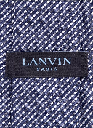 Detail View - Click To Enlarge - LANVIN - Geometric jacquard silk tie