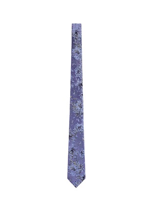 Main View - Click To Enlarge - LANVIN - Floral jacquard silk tie