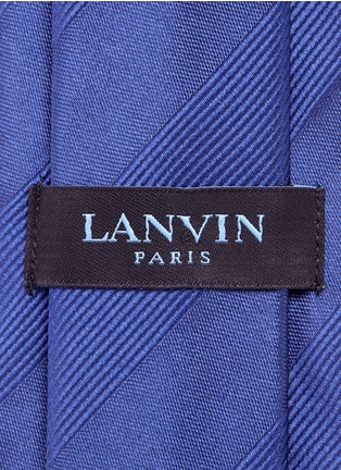 Detail View - Click To Enlarge - LANVIN - Stripe jacquard silk tie