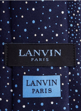 Detail View - Click To Enlarge - LANVIN - Mix dot print silk tie