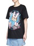 Front View - Click To Enlarge - MARC JACOBS - 'Lazer Cat' jersey T-shirt