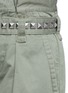 Detail View - Click To Enlarge - MARC JACOBS - Sequin embroidered patch belted cargo shorts