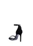 Detail View - Click To Enlarge - CALVIN KLEIN COLLECTION - 'Camille' glass crystal strap suede sandals