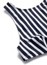 Detail View - Click To Enlarge - ARAKS - 'Joy' stripe racerback bikini top