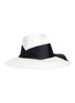 Main View - Click To Enlarge - SENSI STUDIO - Ribbon panama straw hat