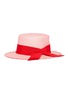 Figure View - Click To Enlarge - SENSI STUDIO - Ribbon panama straw hat