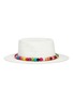 Main View - Click To Enlarge - SENSI STUDIO - 'Hippie Andes' pompom panama straw hat