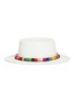 Figure View - Click To Enlarge - SENSI STUDIO - 'Hippie Andes' pompom panama straw hat