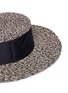 Detail View - Click To Enlarge - SENSI STUDIO - Ribbon panama straw hat