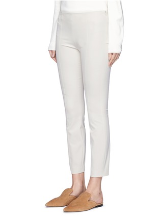 Front View - Click To Enlarge - THE ROW - 'Cosso' stretch twill slim cropped pants