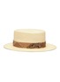 Main View - Click To Enlarge - MY BOB - Beaded straw boater hat