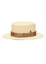 Figure View - Click To Enlarge - MY BOB - Beaded straw boater hat