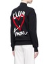 Back View - Click To Enlarge - ÊTRE CÉCILE - 'Club Amour' flocked heart bomber jacket