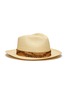 Main View - Click To Enlarge - MY BOB - Beaded straw fedora hat