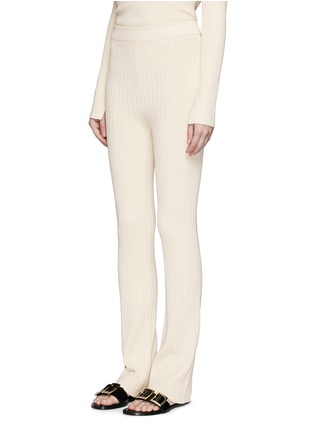 Front View - Click To Enlarge - STELLA MCCARTNEY - Chunky rib knit pants