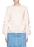 Main View - Click To Enlarge - STELLA MCCARTNEY - Ruffle trim cotton blend sweatshirt