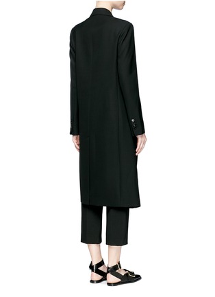 Back View - Click To Enlarge - ACNE STUDIOS - 'Lorin Struct' tie waist long coat