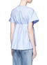 Back View - Click To Enlarge - VICTORIA, VICTORIA BECKHAM - Gathered empire waist poplin top