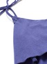 Detail View - Click To Enlarge - LISA MARIE FERNANDEZ - 'Imaan' tiered ruffle crepe bikini set