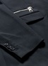 Detail View - Click To Enlarge - NEIL BARRETT - Zip pocket slim fit gabardine blazer
