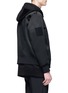 Back View - Click To Enlarge - NEIL BARRETT - Two-in-one bomber jacket and sleeveless vest