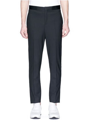 Main View - Click To Enlarge - NEIL BARRETT - Satin stripe outseam pants