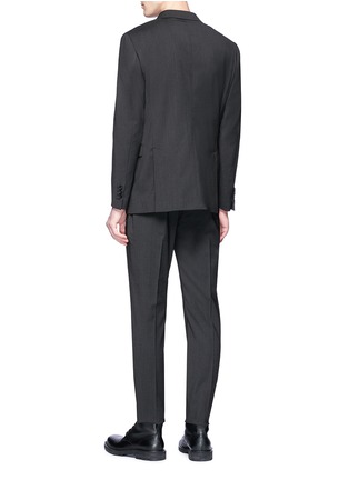 Back View - Click To Enlarge - NEIL BARRETT - Pinstripe skinny fit suit