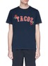 Main View - Click To Enlarge - THE UPSIDE - 'Taco Newman' slogan embroidered T-shirt