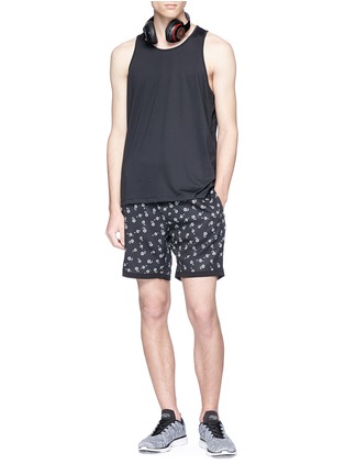 Figure View - Click To Enlarge - THE UPSIDE - Logo print performance tank top