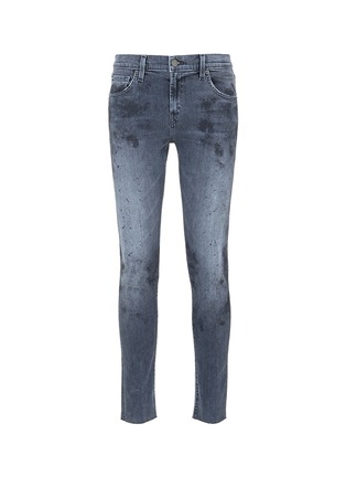 Main View - Click To Enlarge - J BRAND - 'Mick' faded paint splattered jeans