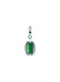 SAMUEL KUNG - 'Guan Yin' diamond garnet jadeite 18k white gold pendant