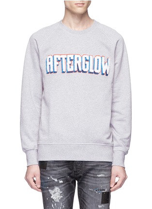Main View - Click To Enlarge - DENHAM - 'Afterglow' embroidered sweatshirt
