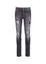 Main View - Click To Enlarge - DENHAM - 'Bolt' paint splattered skinny jeans