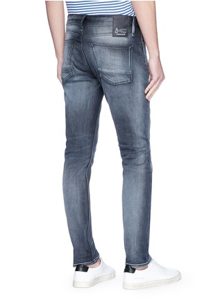 Back View - Click To Enlarge - DENHAM - 'Razor' washed slim fit jeans
