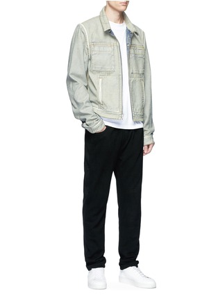 Figure View - Click To Enlarge - HELMUT LANG - Rib outseam sweatpants