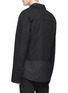 Back View - Click To Enlarge - HELMUT LANG - Cotton canvas shirt jacket